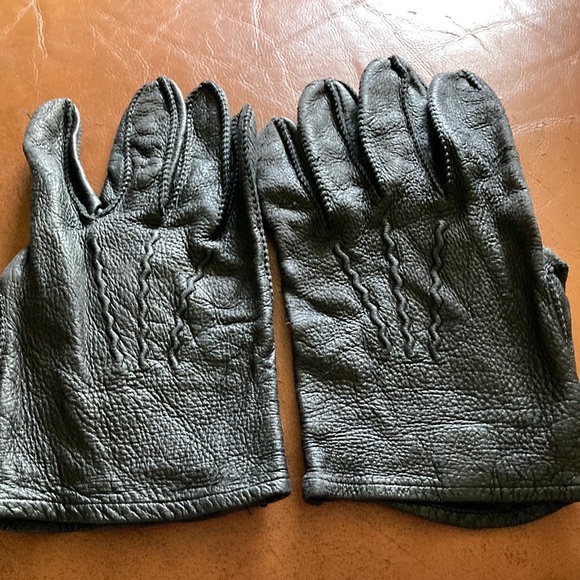 Vintage Saks, Fifth Avenue, men’s leather glove - Picture 1 of 7